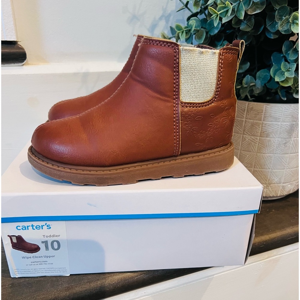 Carter’s girls tan booties